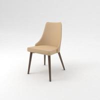 Armchair 3D rendered realistic furniture side view photo