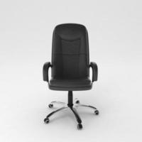 Office Chair 3D rendered realistic furniture front view photo