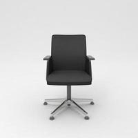 Office Chair 3D rendered realistic furniture front view photo