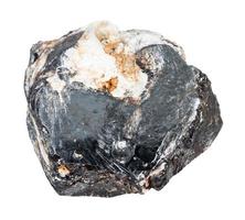 raw Hematite crystal isolated on white photo