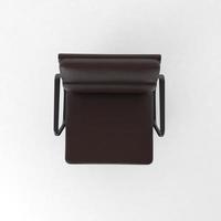 Office Chair 3D rendered realistic furniture top view photo