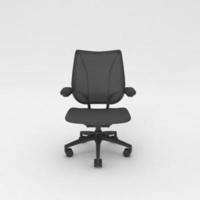 Office Chair 3D rendered realistic furniture front view photo