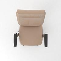 Office Chair 3D rendered realistic furniture top view photo