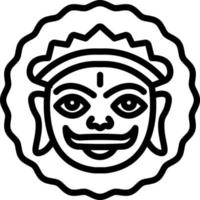 line icon for mewar vector