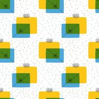 Seamless pattern with gift boxes presents vector illustration