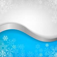 Winter background greeting card, Vector Illustration