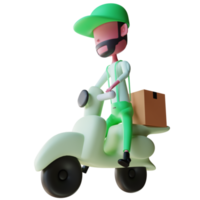 3d courier icon png