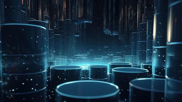 3d rendering of data storage concept. Computer generated abstract background,Digital data storage concept photo