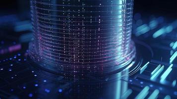 3d rendering of data storage concept. Computer generated abstract background,Digital data storage concept photo