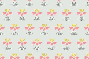 Pastel floral seamless pattern  vector illustration