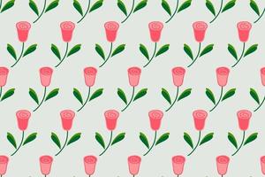 Pastel floral seamless pattern  vector illustration