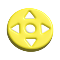 Richtungsblock 3d-Symbol png