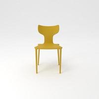 Armchair 3D render realistic furniture front view photo