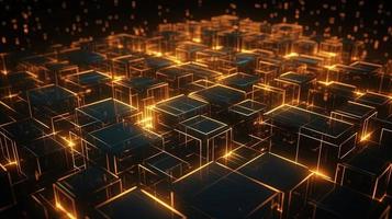3d rendering of data storage concept. Computer generated abstract background,Digital data storage concept photo
