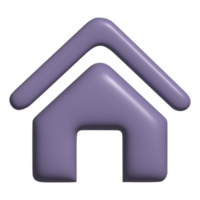 3d home icon png