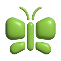 3d Symbol von Schmetterling png