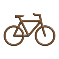 3d ikon av cykel png