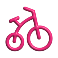 3d icona di bicicletta png