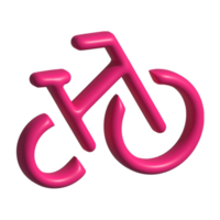 3d icono de bicicleta png