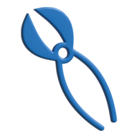 3d icon cutting pliers png