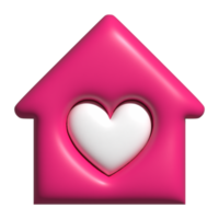 3D-Symbol der Liebe png