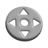 direction pad 3d icon png