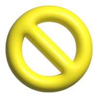 cancelar 3d ícone png