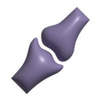 3d icône de crâne OS png