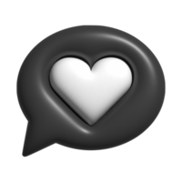 3d icono de amor png