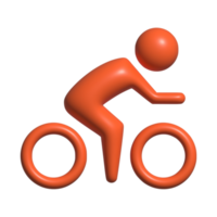 3d icona di bicicletta png