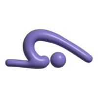 3d Symbol von Yoga png