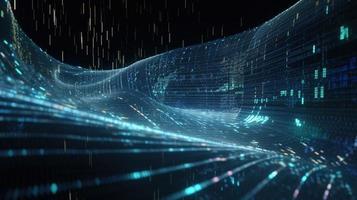 3d rendering of data storage concept. Computer generated abstract background,Digital data storage concept photo