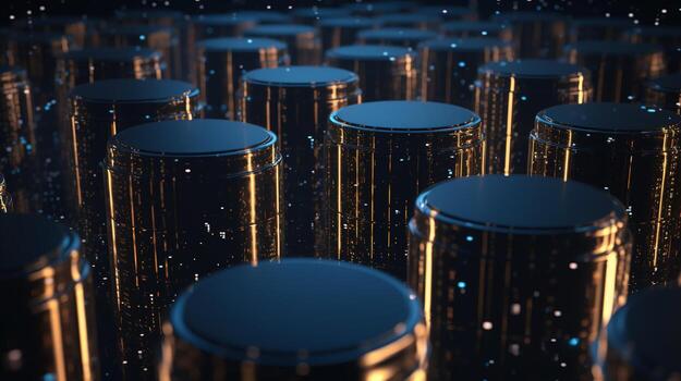 3d rendering of data storage concept. Computer generated abstract background,Digital data storage concept photo