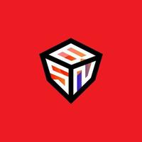 BSN letter logo creative design with vector graphic, BSN simple and modern logo.