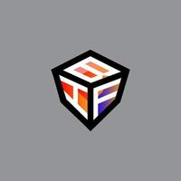 diseño creativo del logotipo de la letra bif con gráfico vectorial, logotipo simple y moderno de bif. vector