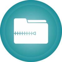 Zip File Vector Icon