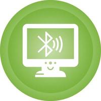 Bluetooth Lcd Vector Icon