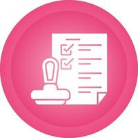 Stamp Vector Icon
