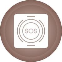 Emergency Button Vector Icon