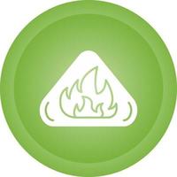 Fire Danger Vector Icon