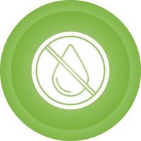 No Water Vector Icon