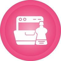 Washing Dishes Vector Icon