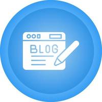 Blog Vector Icon