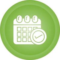 icono de vector de horario