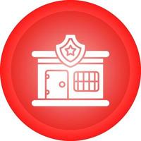 Police Station Vector Icon