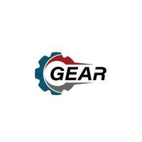 gear logo design template vector