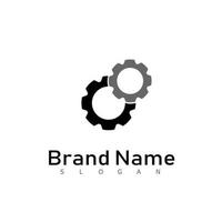 gear logo design template vector