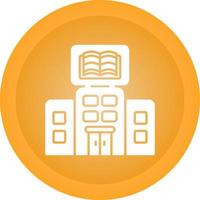 icono de vector de biblioteca