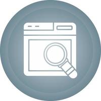 Web Search Vector Icon