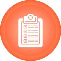 Checklist Vector Icon